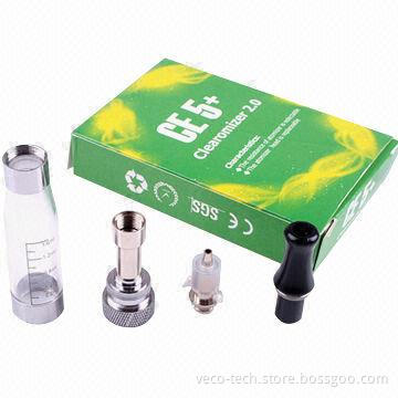 E-cigarettes Clearomizers with Replacement Coil Heats, 1.6mL Atomizer Volume